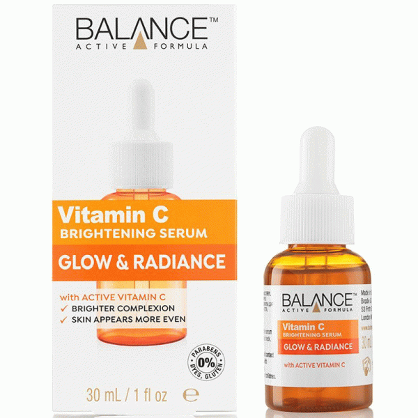 ویتامین سی C بالانس روشن کننده و شفاف کننده پوست Balance Active Formula Vitamin C Brightening Serum