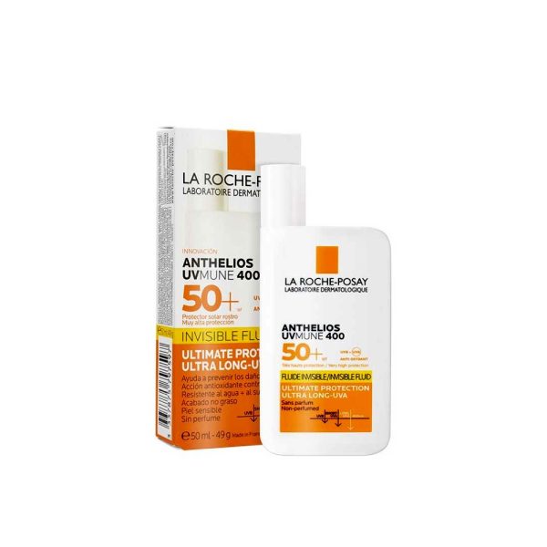 invisible fluid series sunscreen anthelios uvmune 400 la roche posay 50 ml