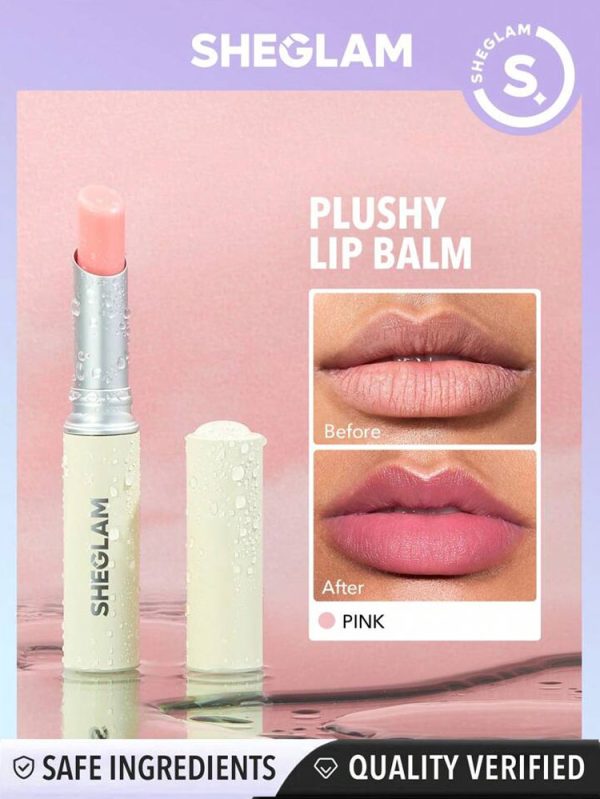 Sheglam PLUSHY Lip Balm No. 02 Pink Color 2 gr 3