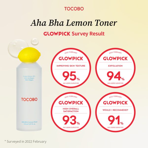 لایه بردار توکوبو عصاره طبیعی ویتامین سی لیمو TOCOBO AHA BHA Lemon Toner