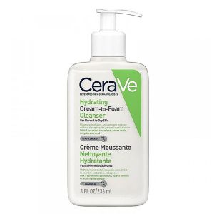 فوم شوینده کرمی پوست نرمال تا خشک سراوی Cerave Hydrating Cream To Foam For Normal To Dry 236 ML