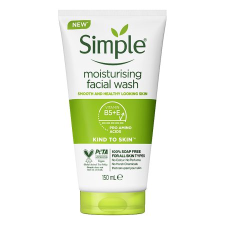 ژل-شستشوی-مرطوب-کننده-صورت-سیمپل-کایند-تو-اسکین-Simple-Moisturizer-Facial-Wash-Smooth-And-Healthy-Looking-Skin-150ml-450x450 شستشوی مرطوب کننده صورت سیمپل کایند تو اسکین Simple Moisturizer Facial Wash Smooth And Healthy Looking Skin 150ml 450x450 1