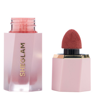 Risky-Business-(2)-202371617514502 رژ گونه مایع شیگلم Sheglam مدل COLOR BLOOM رنگ Risky Business - تصویر 1