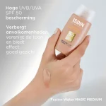 ضدآفتاب رنگی ایزدین ISDIN سری Fusion Water مدل Color Medium - تصویر 3