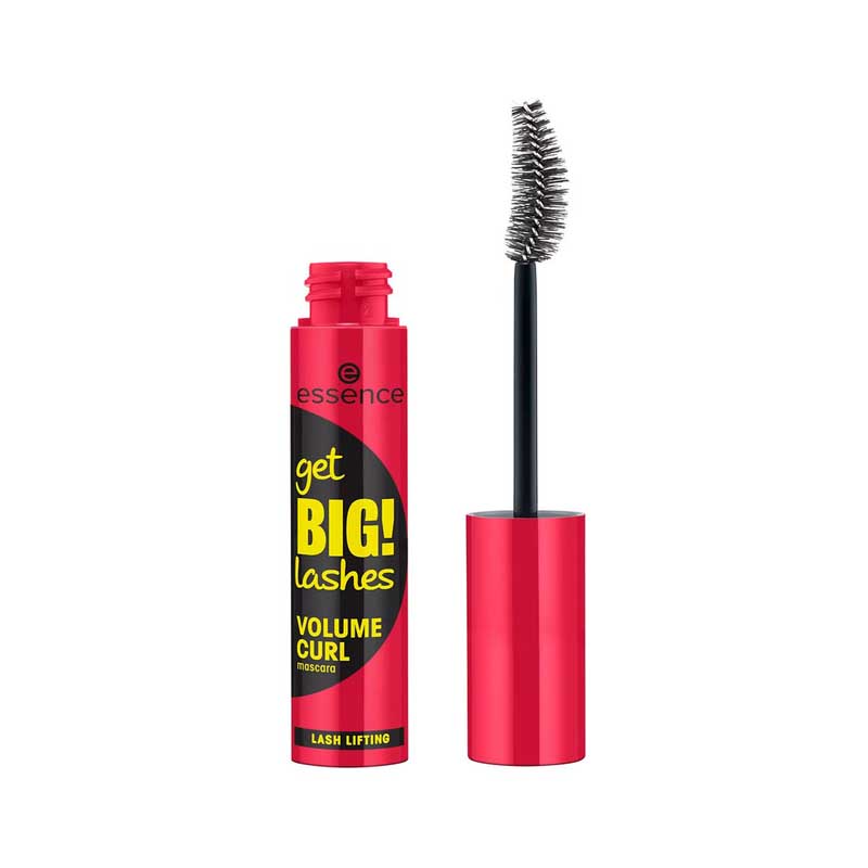 اسنس-لش-جدید-صورتی ریمل حجم دهنده اسنس Essence سری Get Big! Lashes مدل Volume Curl (قرمز) - تصویر 1