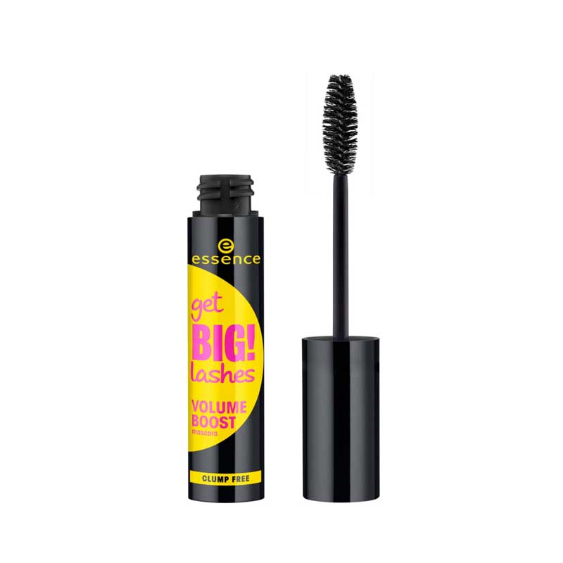 اسنس-لش-مشکی ریمل حجم دهنده اسنس Essence سری Get Big Lashes مدل Volume Boost (مشکی-زرد) - تصویر 1
