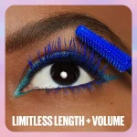 ریمل میبلین MAYBELLINE سری SKY HIGH مدل BLUE MIST (آبی) - تصویر 2