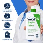 شوینده آبرسان صورت سراوی CeraVe مدل Hydrating (مناسب پوست نرمال تا خشک) حجم 473 میلی لیتر - تصویر 2