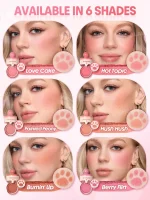 رژ گونه استامپی پنجه گربه ای شیگلم مدل CUTIE PAW رنگ BERRY FLIRT 030 - تصویر 2