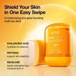 ضد آفتاب استیکی بی رنگ و درخشان کننده آنوا Invisible Glow Finish Sunstick - تصویر 2
