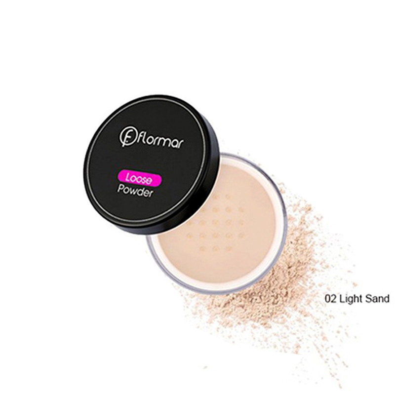 پودر-فیکس-فلورمار-شماره-02SIDA.BIZ_ پودر فیکس آرایش فلورمار Flormar شماره 02 LIGHT SAND - تصویر 1
