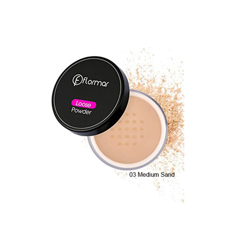 پودر-فیکس-فلورمار-شماره-03-SIDA.BIZ_ پودر فیکس آرایش فلورمار Flormar شماره Medium Sand 03 - تصویر 1